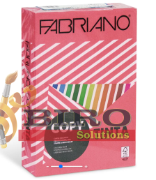 Hîrtie colorată A4 FABRIANO Tinta Rosso, 80 gr/m2, 500 foi, intensiv, roșu